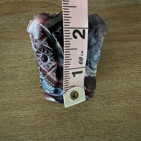 Purple Slag Glass Toothpick Holder by Imperial - Picture 8 of 8